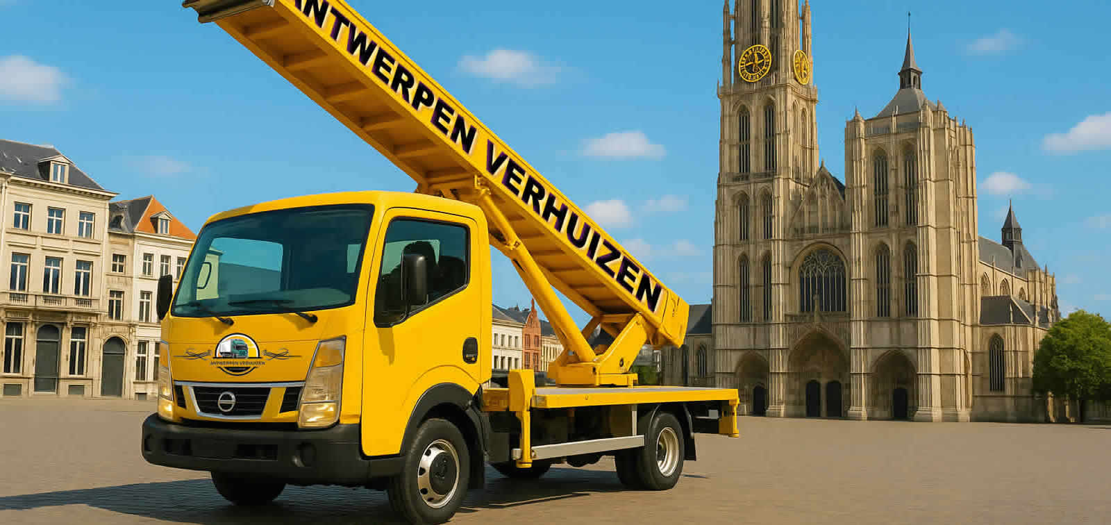 verhuizen antwerpen ladderlift
