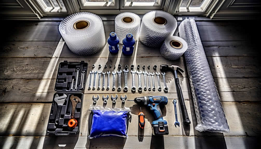 Gereedschap voor meubels demonteren tijdens een verhuizing in Antwerpen