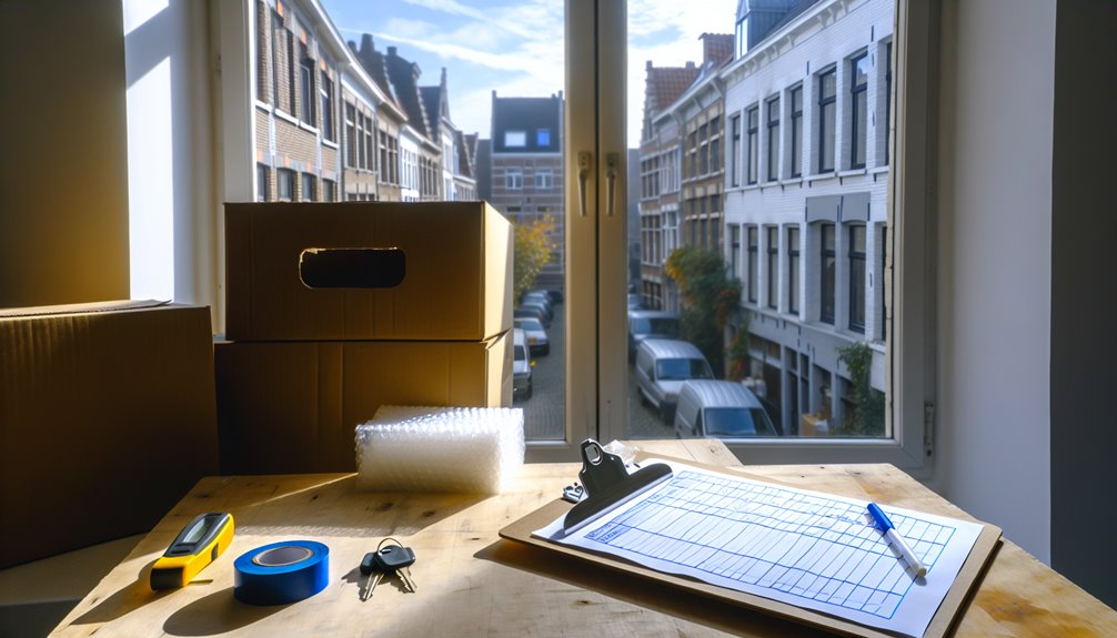 Step-by-step moving preparation timeline for an Antwerp relocation