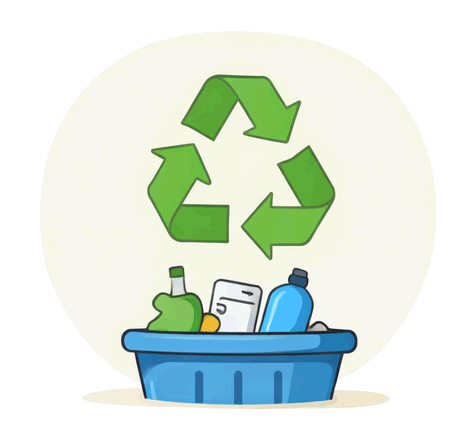 Duurzame recyclage van inboedel en huishoudelijk afval volgens milieunormen