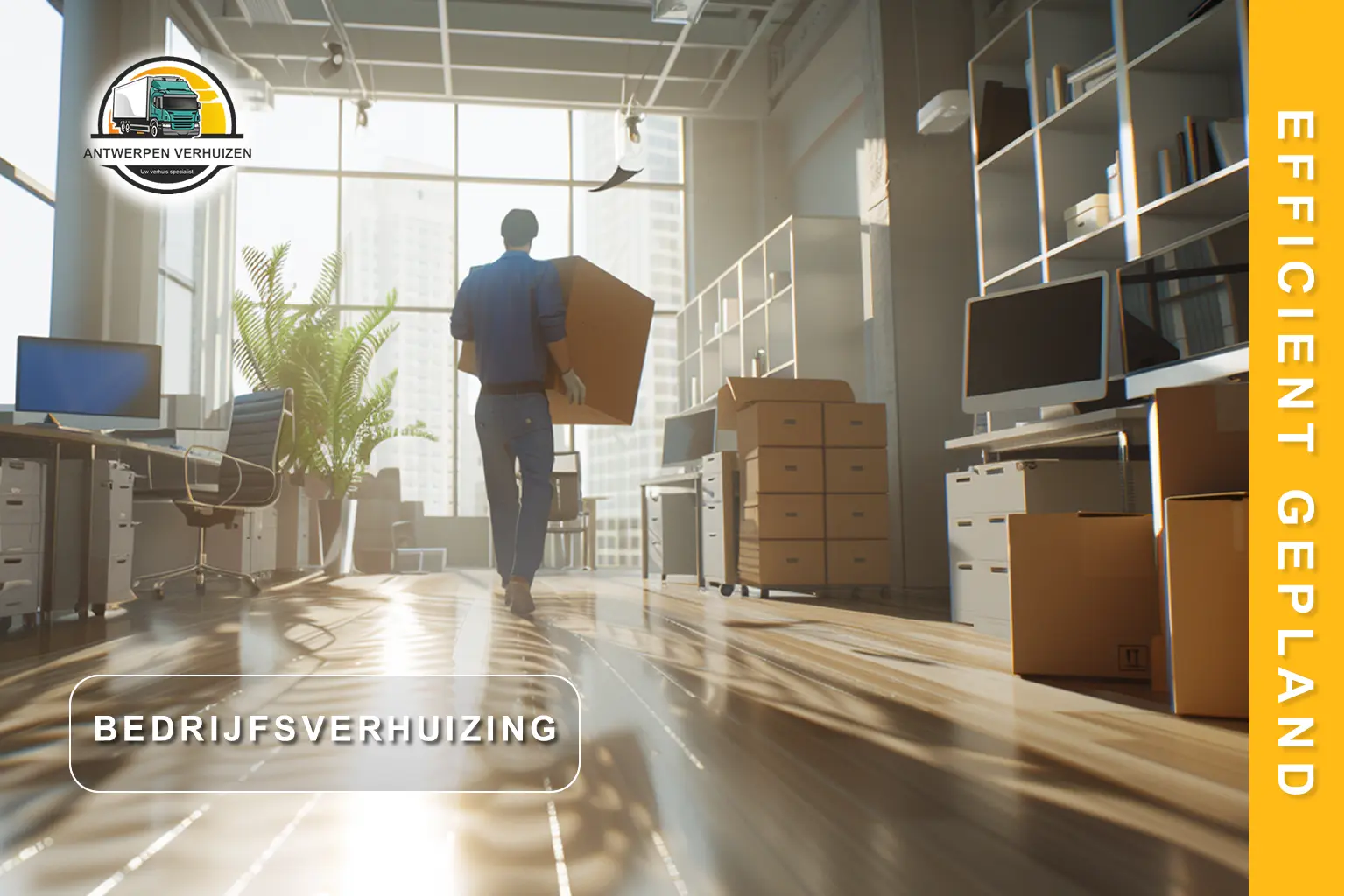 Professionele bedrijfsverhuizing in Antwerpen — kantoor verhuizen met Antwerpen Verhuizen