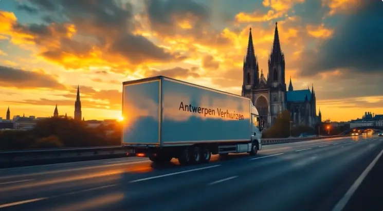antwerpen verhuizen vrachtwagen